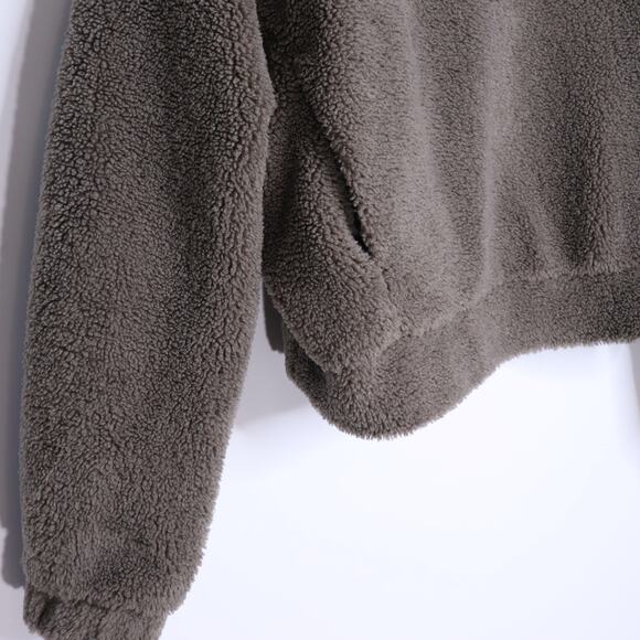 LULULEMON Embroidered Logo Fleece Textured Hoodie Nomad Sweatshirt Women's 8 - Picture 5 of 8